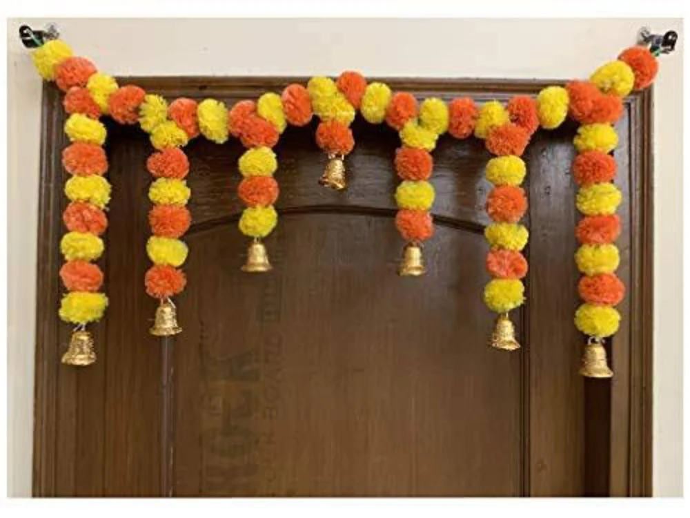 Artificial Marigold Toran